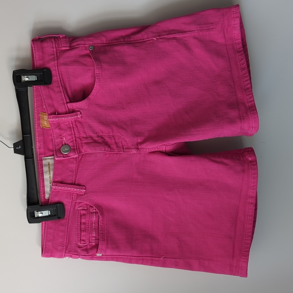 Pilcro and the Letterpress Pink Shorts